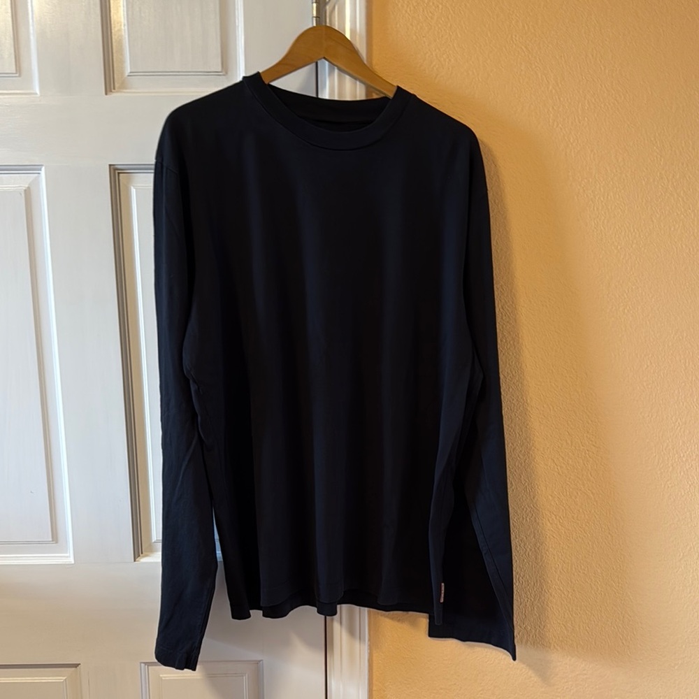 Men's Black Long Sleeve Shirt